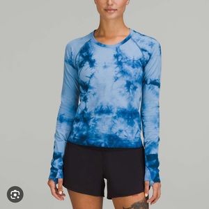 Lululemon Swiftly Tech Long Sleeve Shirt 2.0 Marble Dye Commander RACE LENGTH
